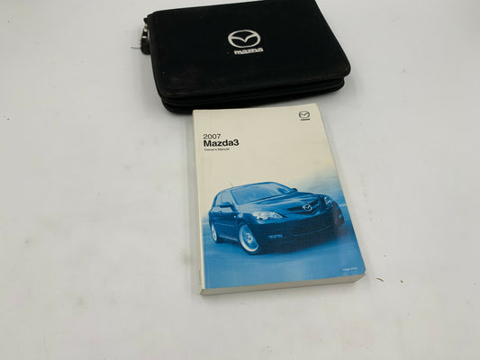 2007 Mazda 3 Owners Manual Set with Case OEM D03B58007