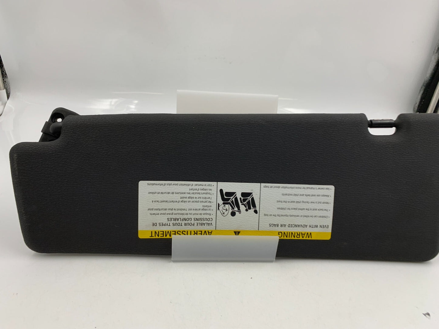 2007-2013 BMW X5 Passenger Sun Visor Black OEM A01B39028