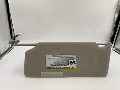 2005-2012 Toyota Avalon Passenger Sun Visor Gray Illumination OEM C04B31063