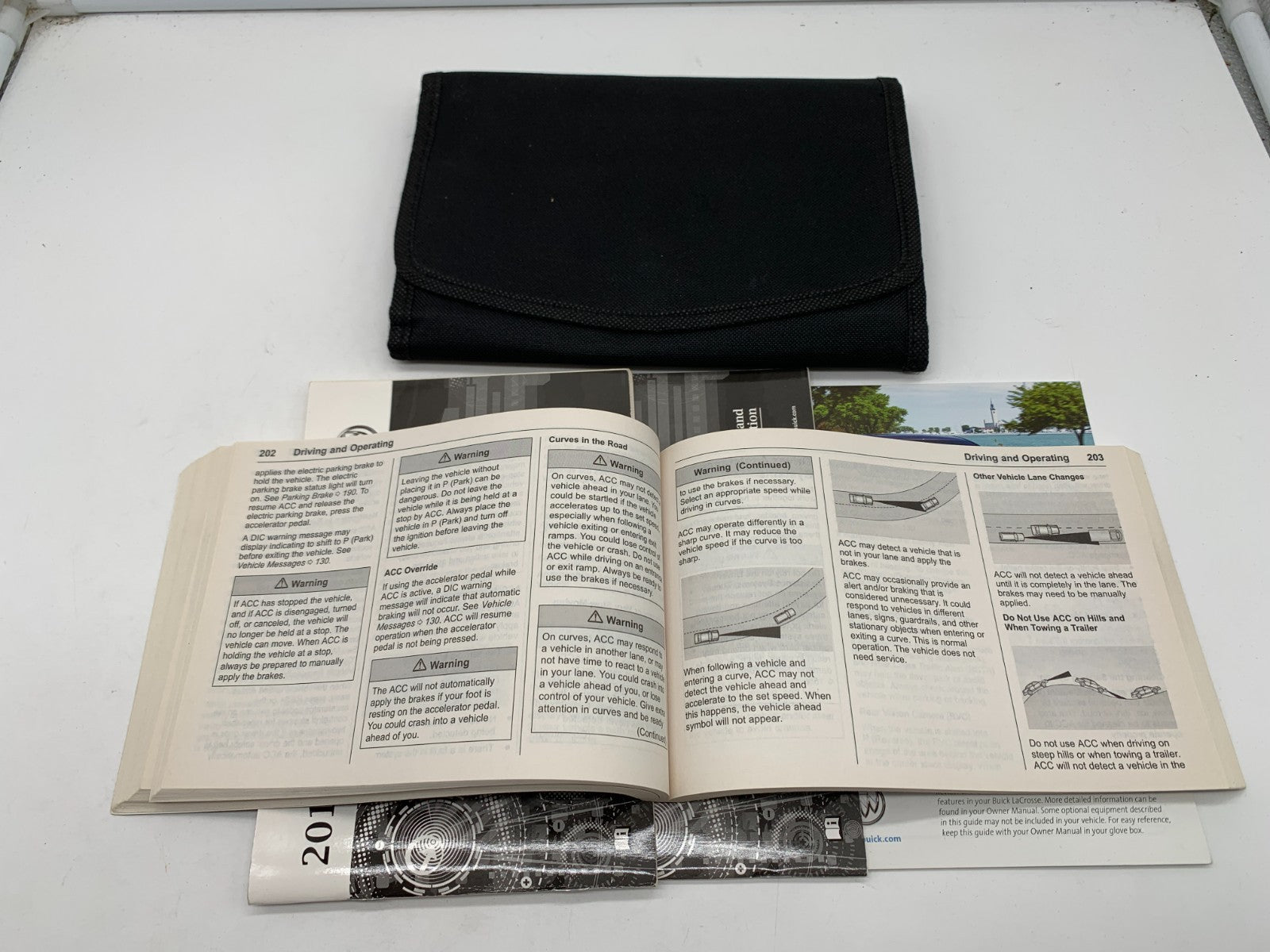 2016 Buick Lacrosse Owners Manual Set with Case OEM
