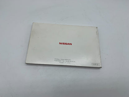 2003 Nissan Altima Owners Manual OEM C03B39005