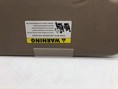 2008-2009 BMW 535i Passenger Sun Visor Tan OEM C02B54002