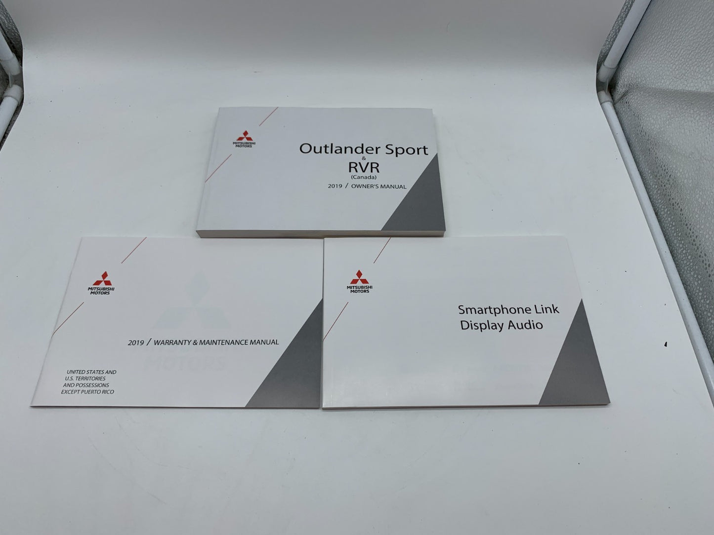 2019 Mitsubishi Outlander Sport & RVR Owners Manual Set OEM B01B23007