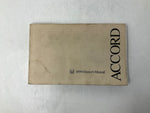 1999 Honda Accord Owners Manual Handbook OEM N02B10004