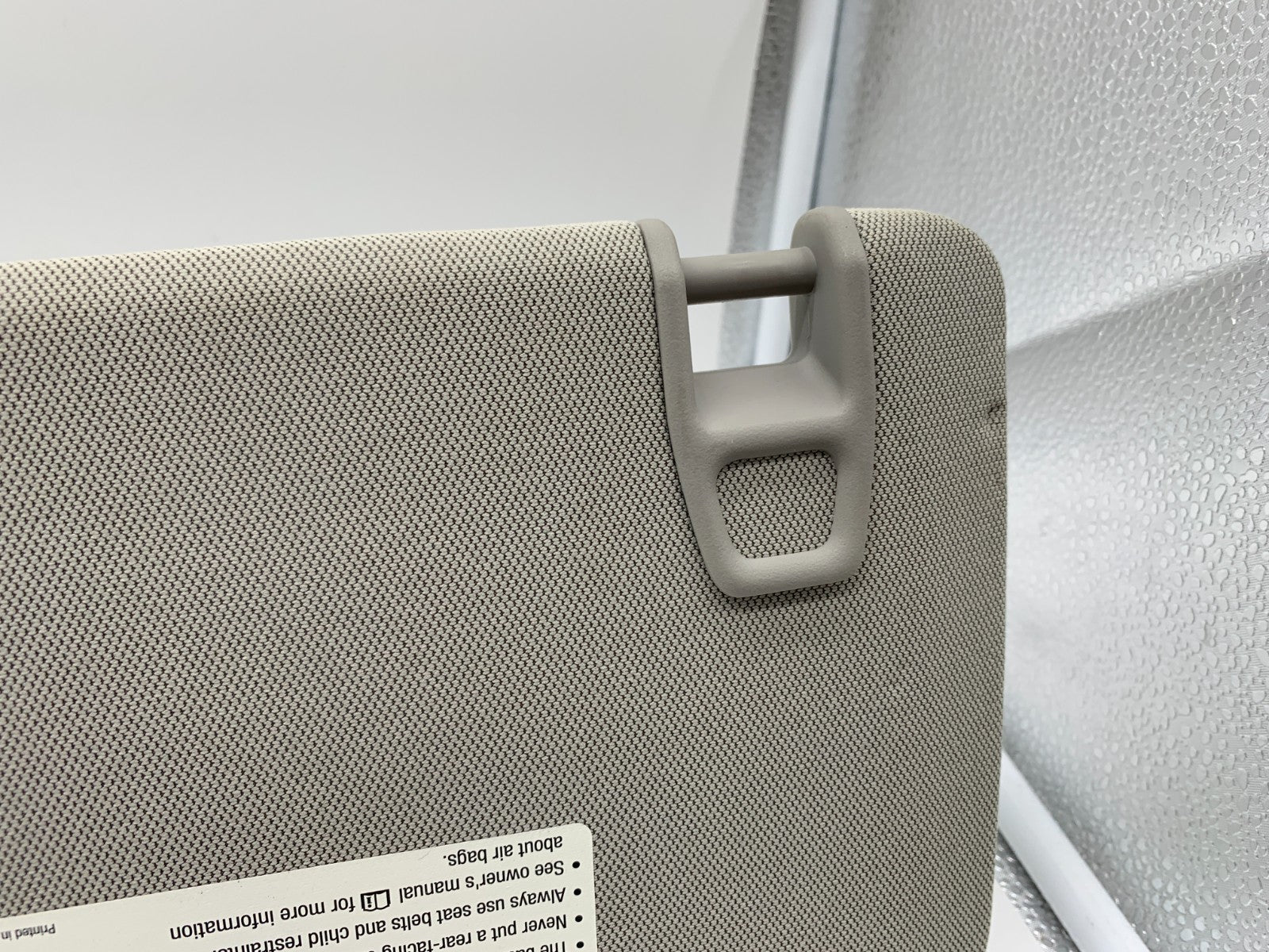 2013-2021 Buick Encore Passenger Sun Visor Gray Illuminated OEM A02B48072