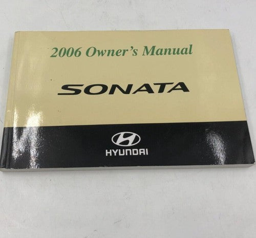 2006 Hyundai Sonata Owners Manual OEM R01B11003