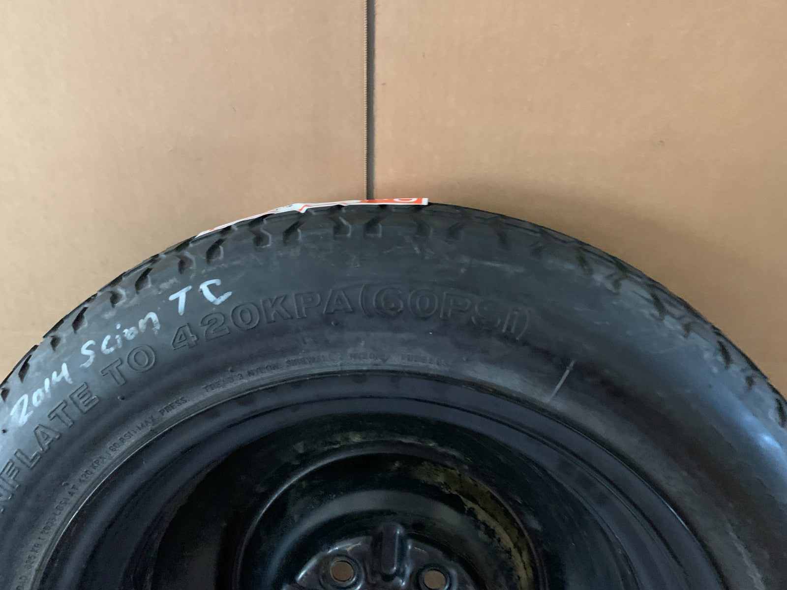 2011-2016 Scion tC 16" Spare Tire Compact Donut T145/80D16