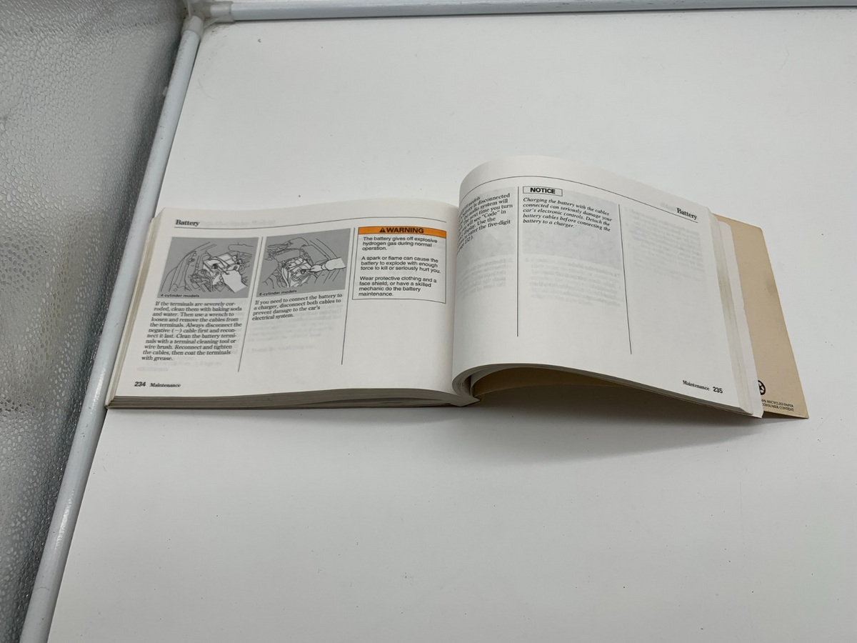 1999 Honda Accord Owners Manual OEM C01B56013