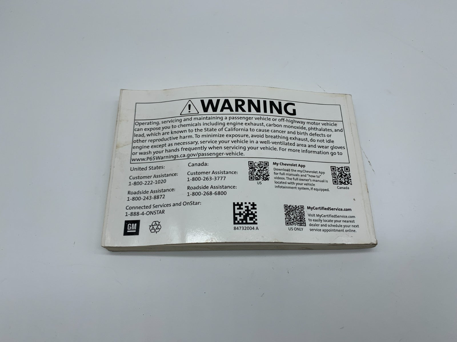2021 Chevrolet Spark Owners Manual OEM A01B49007
