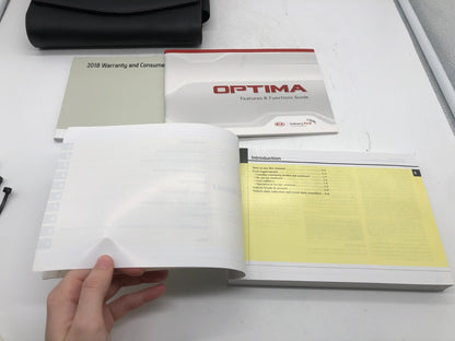 2018 Kia Optima Owners Manual Set with Case OEM E03B39068