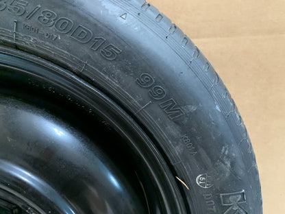 2010-2015 Honda Civic 15" Spare Tire Compact Donut OEM T135/80D15 Spare Wheel