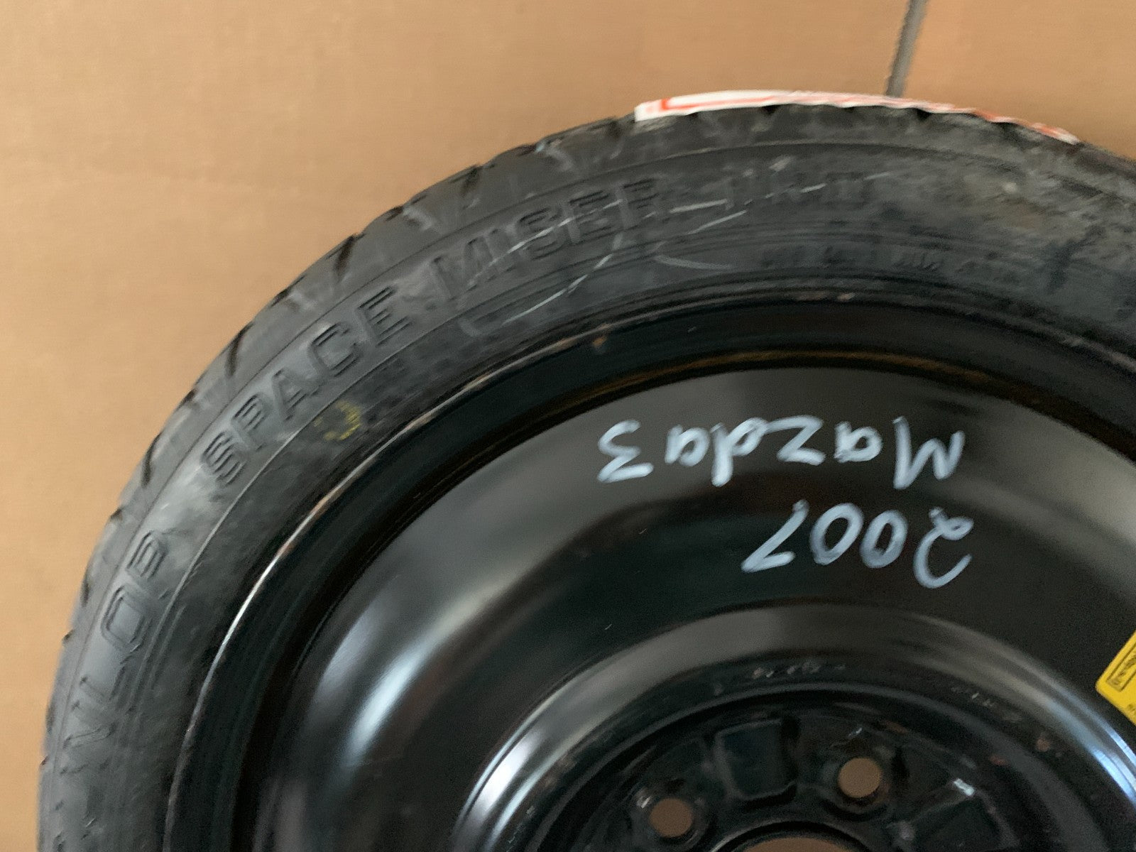 2004-2013 Mazda 3 Mazda3 16" Spare Tire Compact Donut T125/70D16