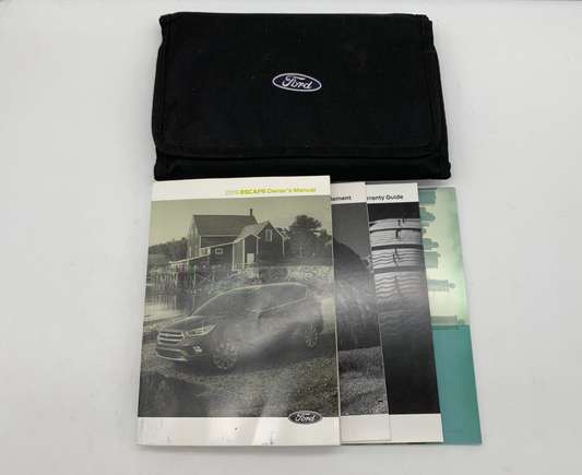 2019 Ford Escape Owners Manual Set with Case OEM D01B66016
