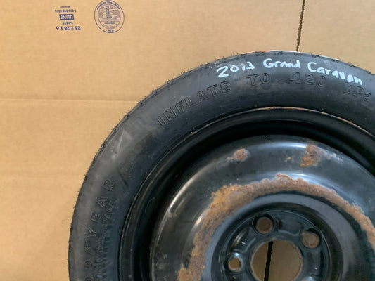 2012-2020 Dodge Grand Caravan 17" Spare Tire Compact Donut T145/80D17