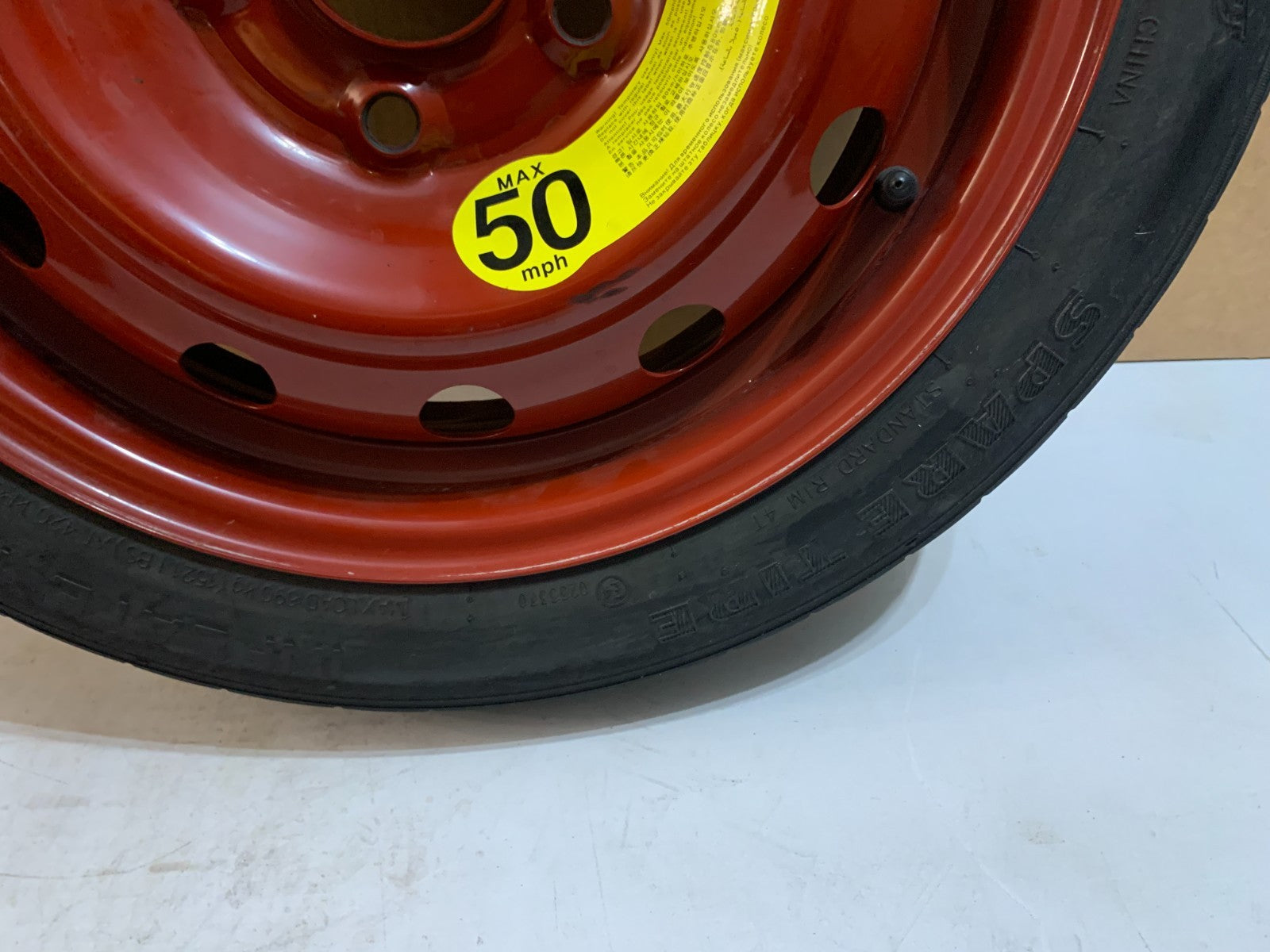 2013-2020 Hyundai Elantra 15" Spare Tire with Jack Kit Compact Donut T125/80D15