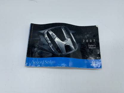 2007 Honda Accord Sedan Owners Manual OEM A01B49004