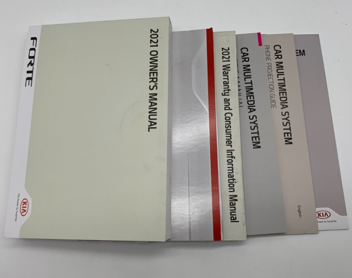 2021 Kia Forte Owners Manual Set OEM C04B63009