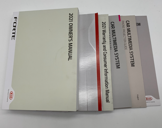 2021 Kia Forte Owners Manual Set OEM C04B63009