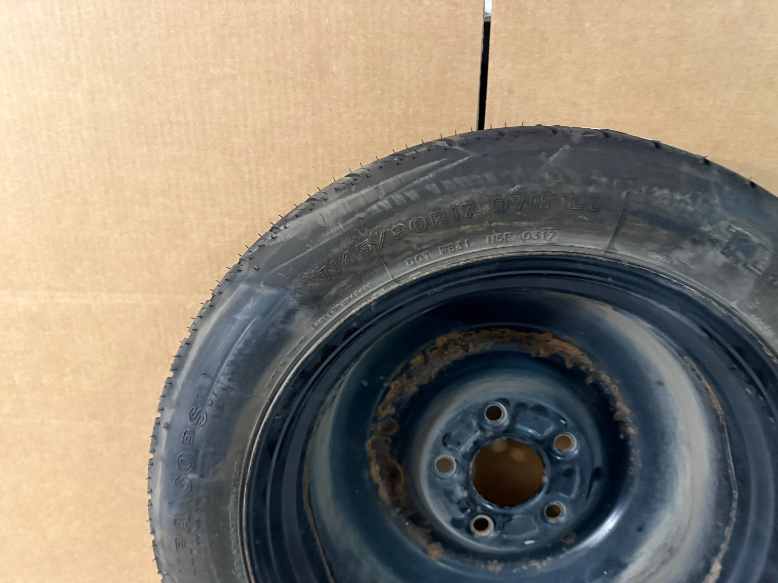 2012-2020 Dodge Grand Caravan 17" Spare Tire Wheel Donut Compact T145/80R17 OEM1
