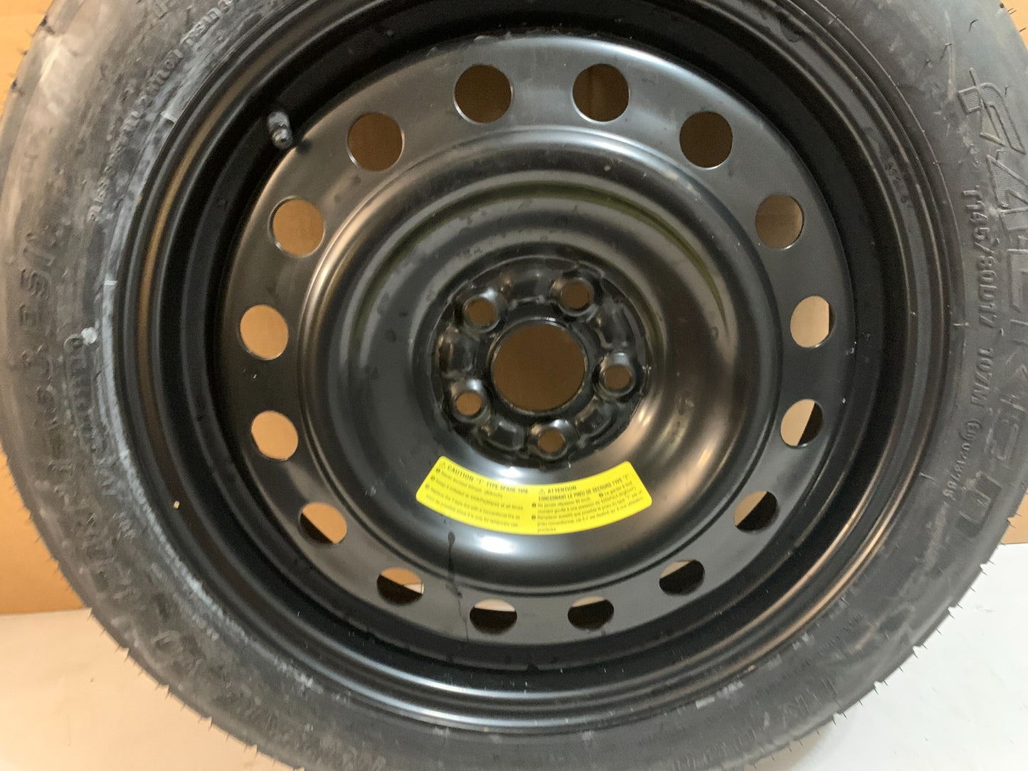 2018-2023 Subaru Crosstrek 17" Spare Tire Wheel Compact Donut T145/80D17