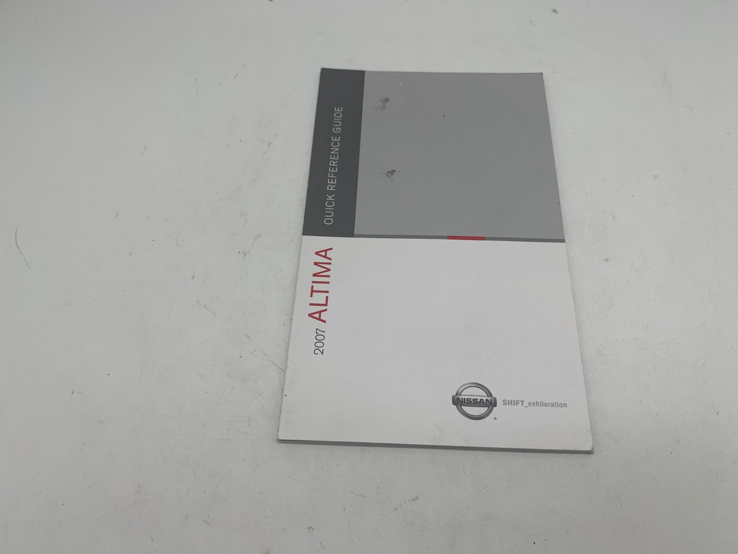 2007 Nissan Altima Owners Manual Set with Case OEM C02B17093