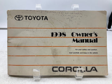 1998 Toyota Corolla Owners Manual OEM M02B02009