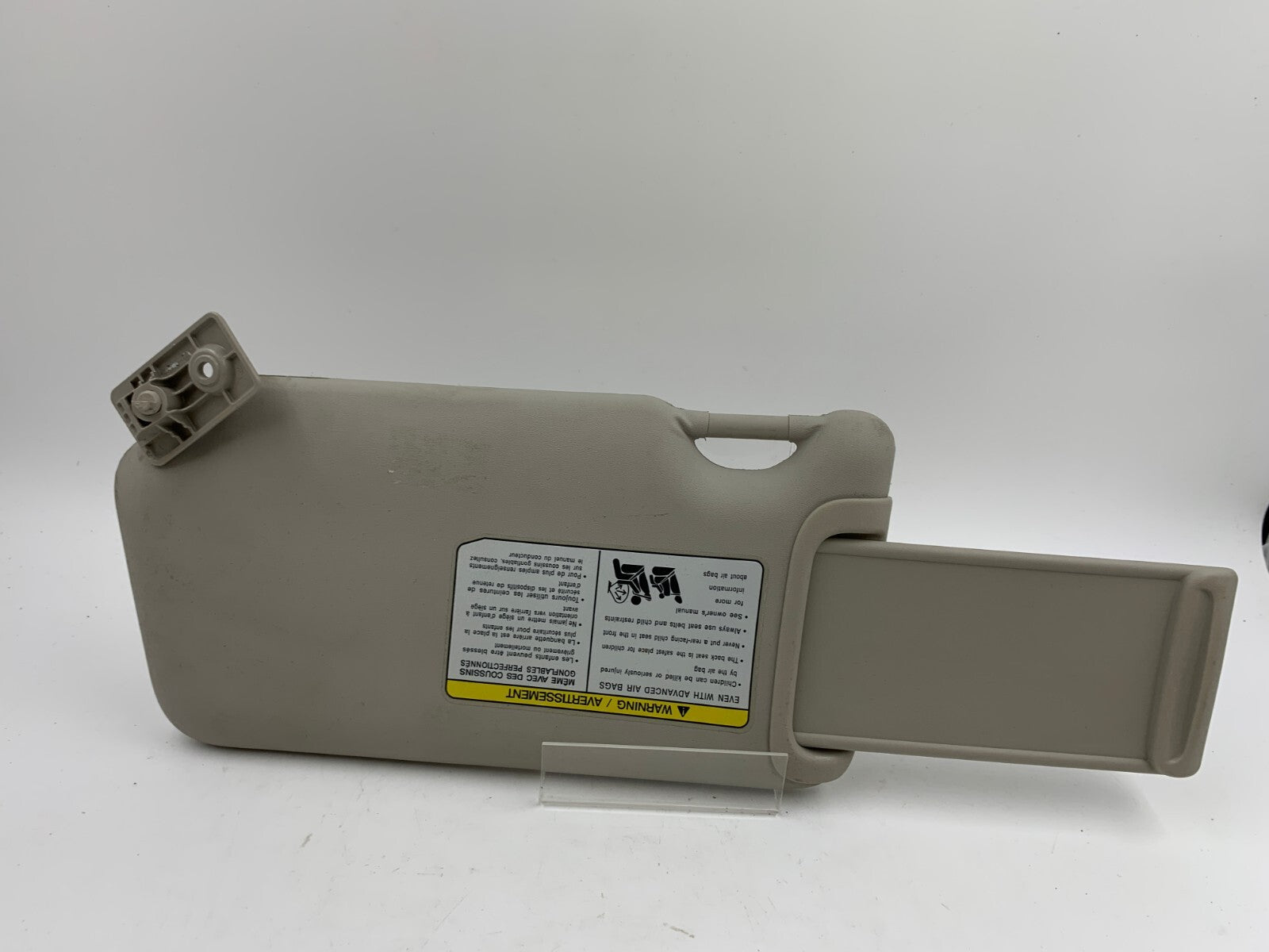 2013-2015 Nissan Versa Sedan Passenger Sun Visor Sunvisor Gray OEM D02B69006