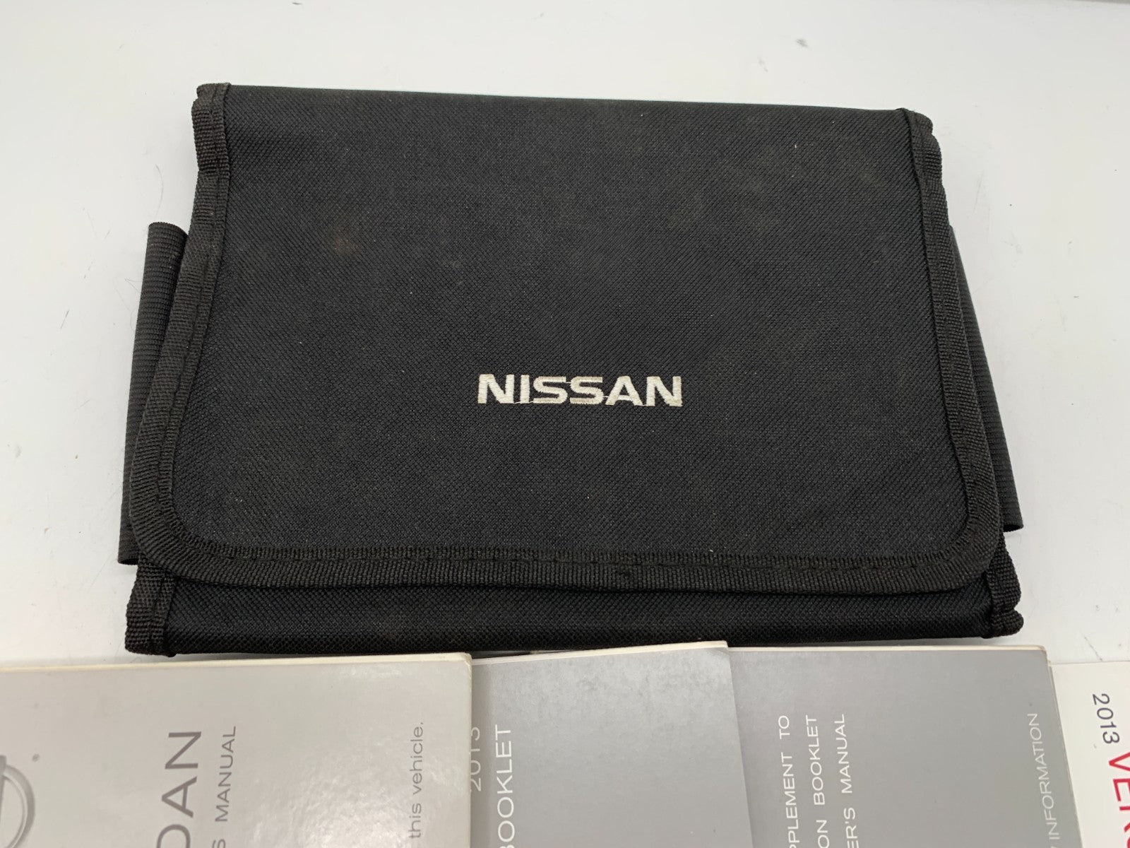 2013 Nissan Versa Sedan Owners Manual Set with Case OEM