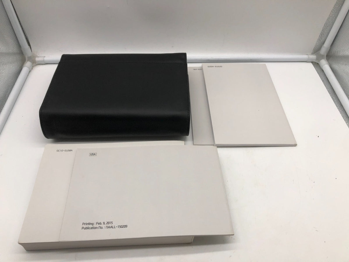 2016 Hyundai Sonata Owners Manual Set with Case OEM R01B22016