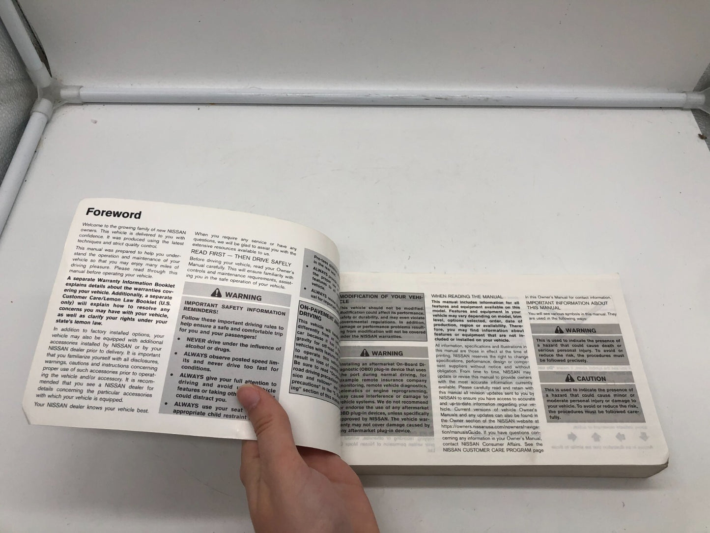 2017 Nissan Armada Sedan Owners Manual OEM A02B33006