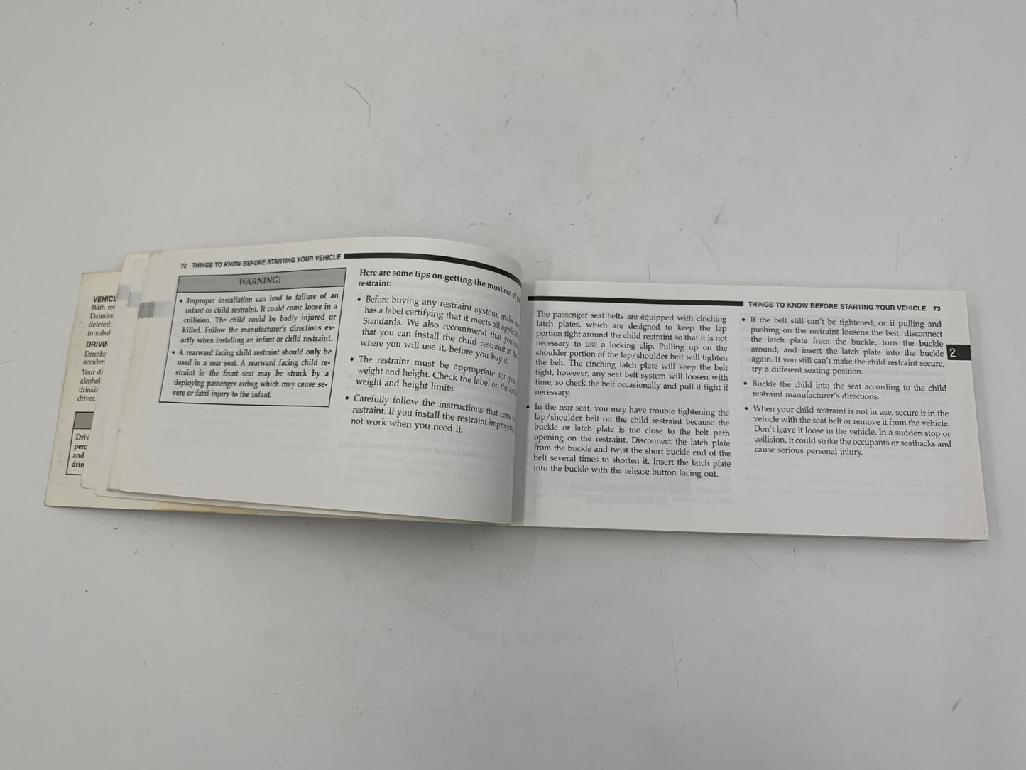 2005 Dodge Caravan Owners Manual OEM E03B57011