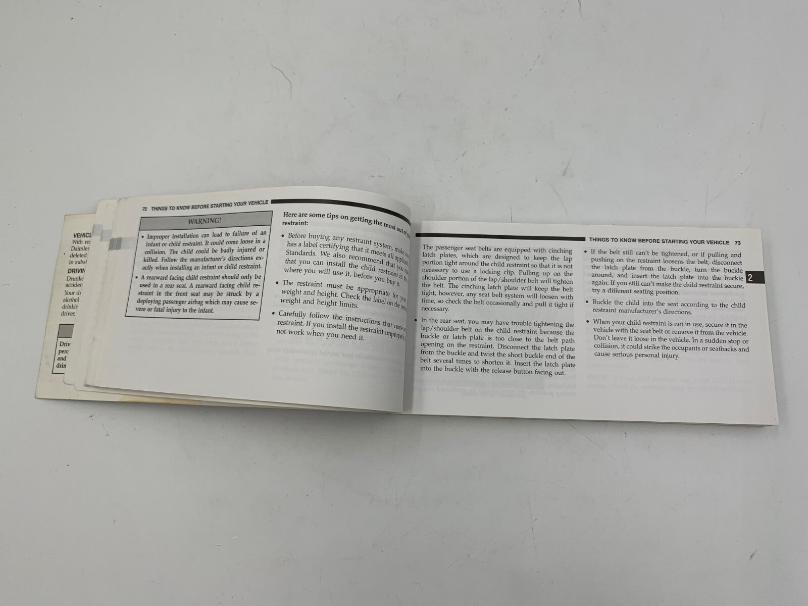 2005 Dodge Caravan Owners Manual OEM E03B57011