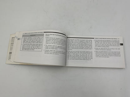 2005 Dodge Caravan Owners Manual OEM E03B57011