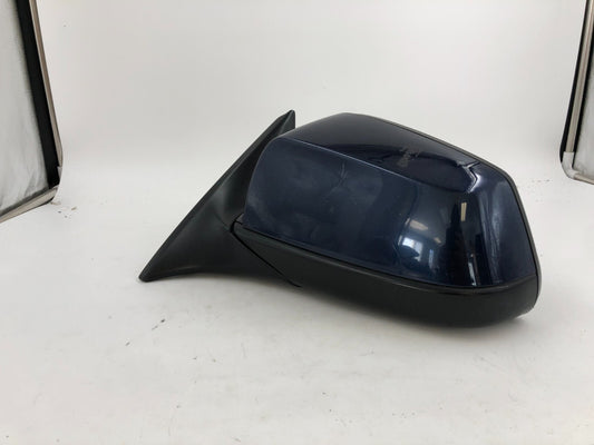 2009-2012 BMW 750i Driver Side View Power Door Mirror Blue OEM E01B69001