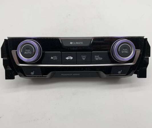 2016-2018 Honda Civic AC Heater Climate Control Unit OEM B04B51008