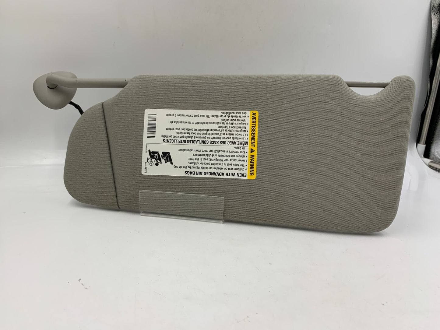 2005-2009 Buick Lacrosse Passenger Sun Visor Gray Illuminated OEM A01B23005
