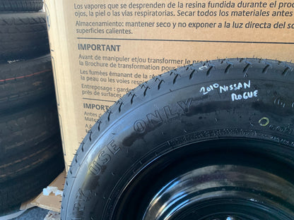 2010-2020 Nissan Rogue 16" Spare Tire Wheel Compact Donut T155/90D16 Goodyear