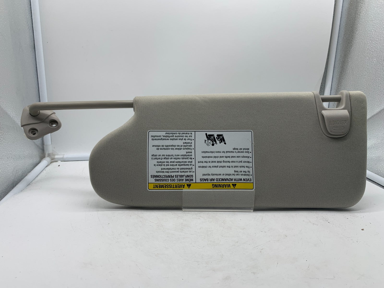 2013-2019 Nissan Altima Passenger Sun Visor Gray Illumination OEM A04B48004
