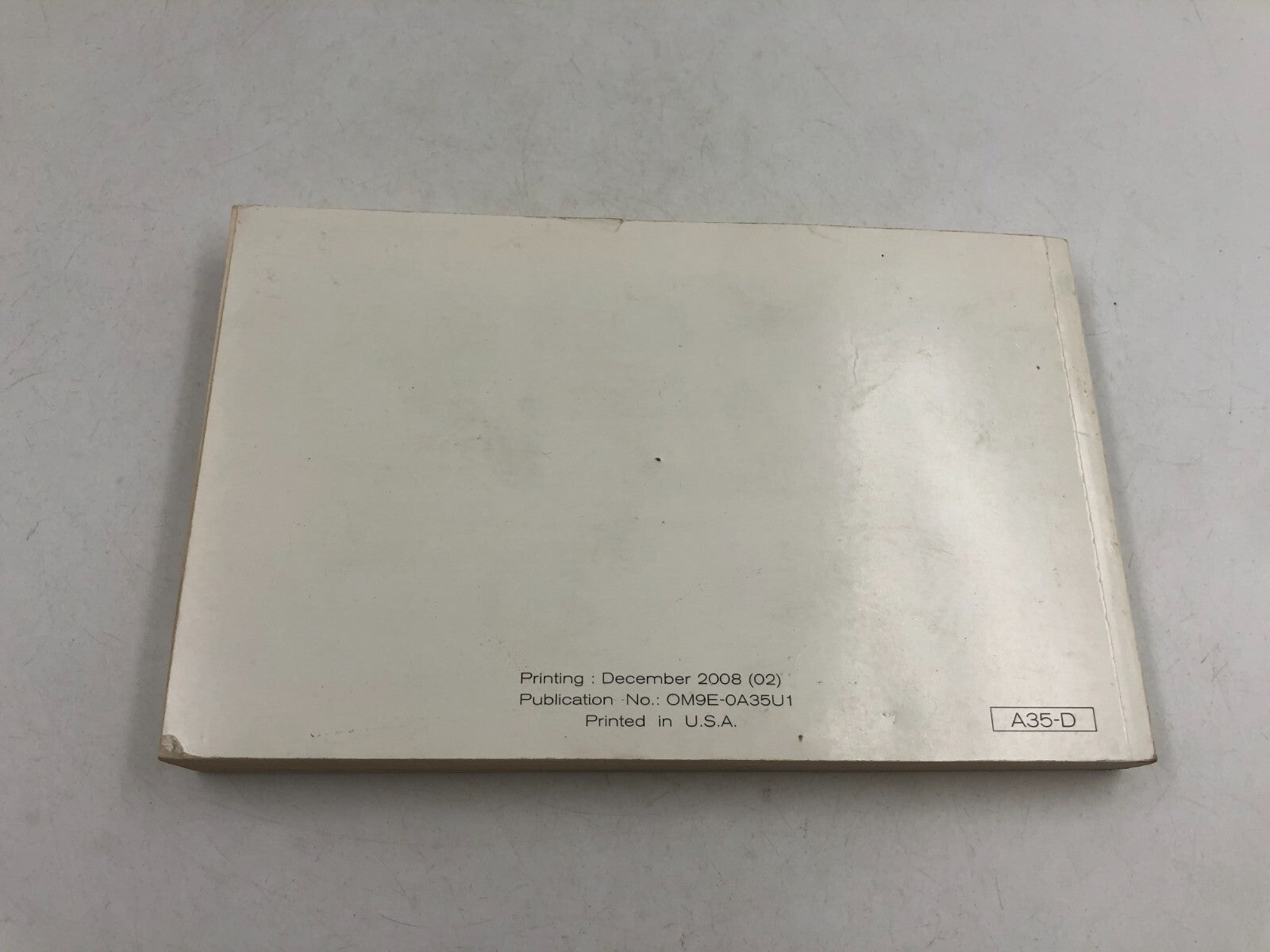 2009 Nissan Maxima Owners Manual OEM A03B18058