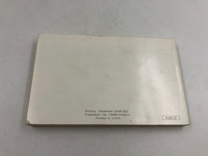 2009 Nissan Maxima Owners Manual OEM A03B18058