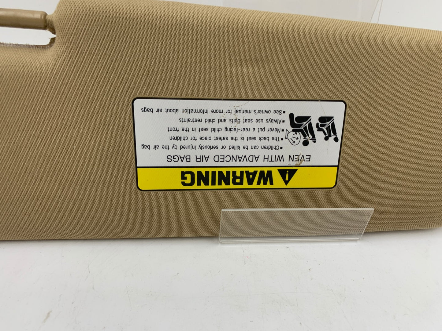 2011-2014 Hyundai Sonata Driver Sun Visor Sunvisor Brown OEM D02B70005