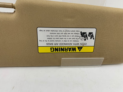 2011-2014 Hyundai Sonata Driver Sun Visor Sunvisor Brown OEM D02B70005