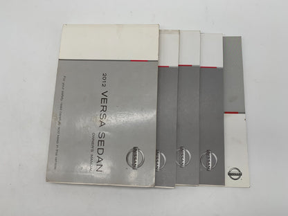2012 Nissan Versa Owners Manual Set OEM D01B66017