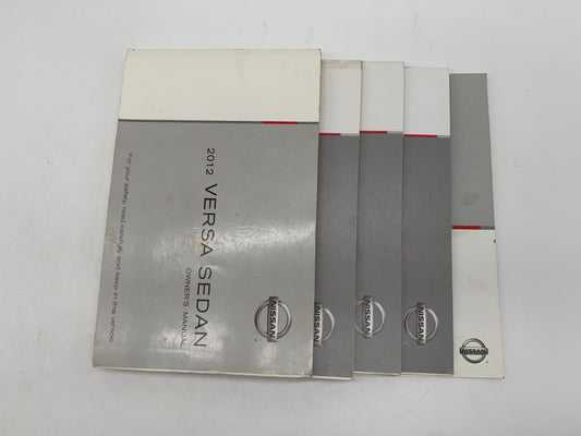 2012 Nissan Versa Owners Manual Set OEM D01B66017