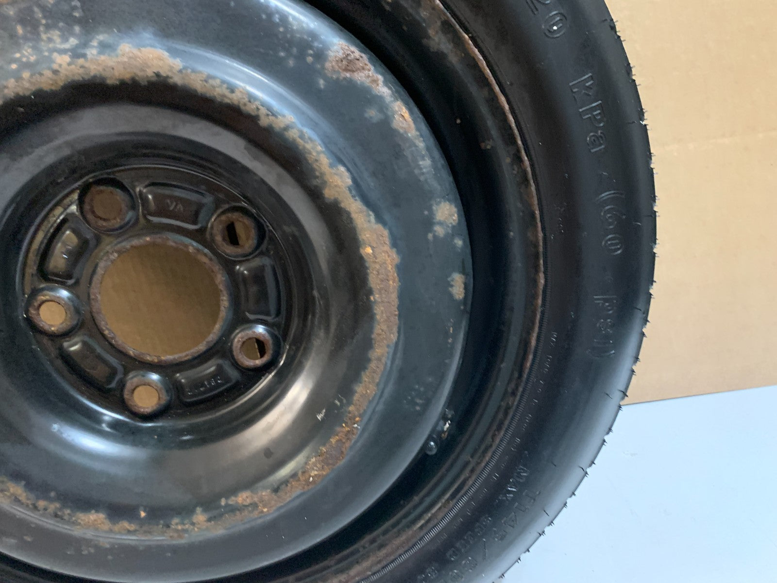 2012-2016 Chrysler Town & Country 17" Spare Tire Compact Donut T145/80D17 97M LL