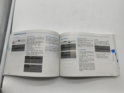 2016 Hyundai Sonata Owners Manual Set with Case OEM B03B03008