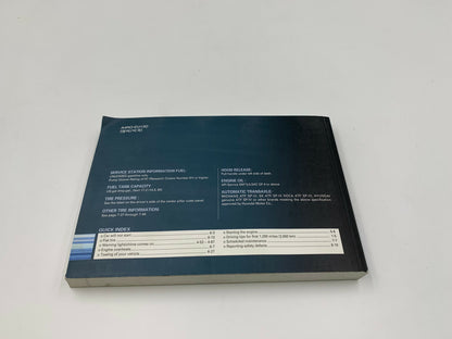 2011 Hyundai Sonata Hybrid Owners Manual with Leather Case OEM B02B38084