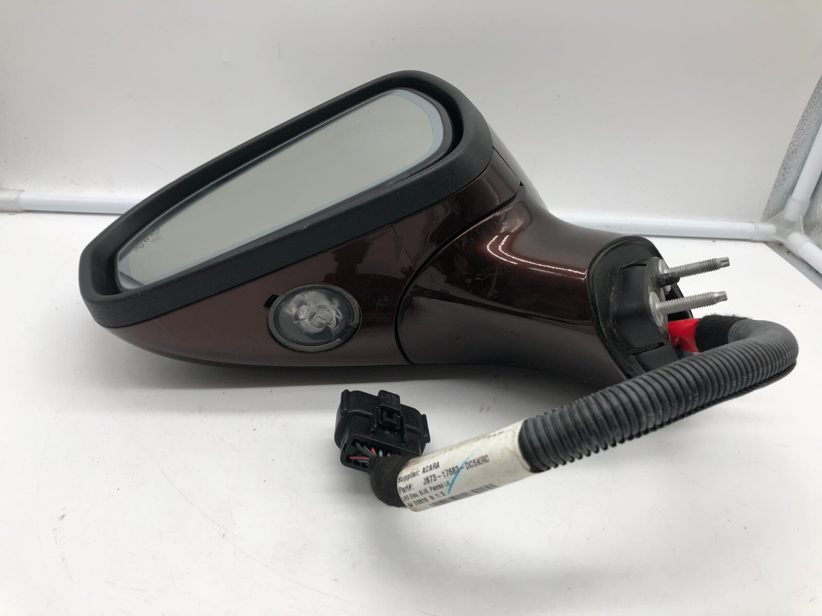 2019-2020 Ford Fusion Driver Side View Power Door Mirror Maroon BSA A02B25029