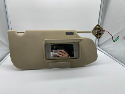 2013-2019 Ford Taurus Passenger Sun Visor Tan Illuminated OEM A04B10013