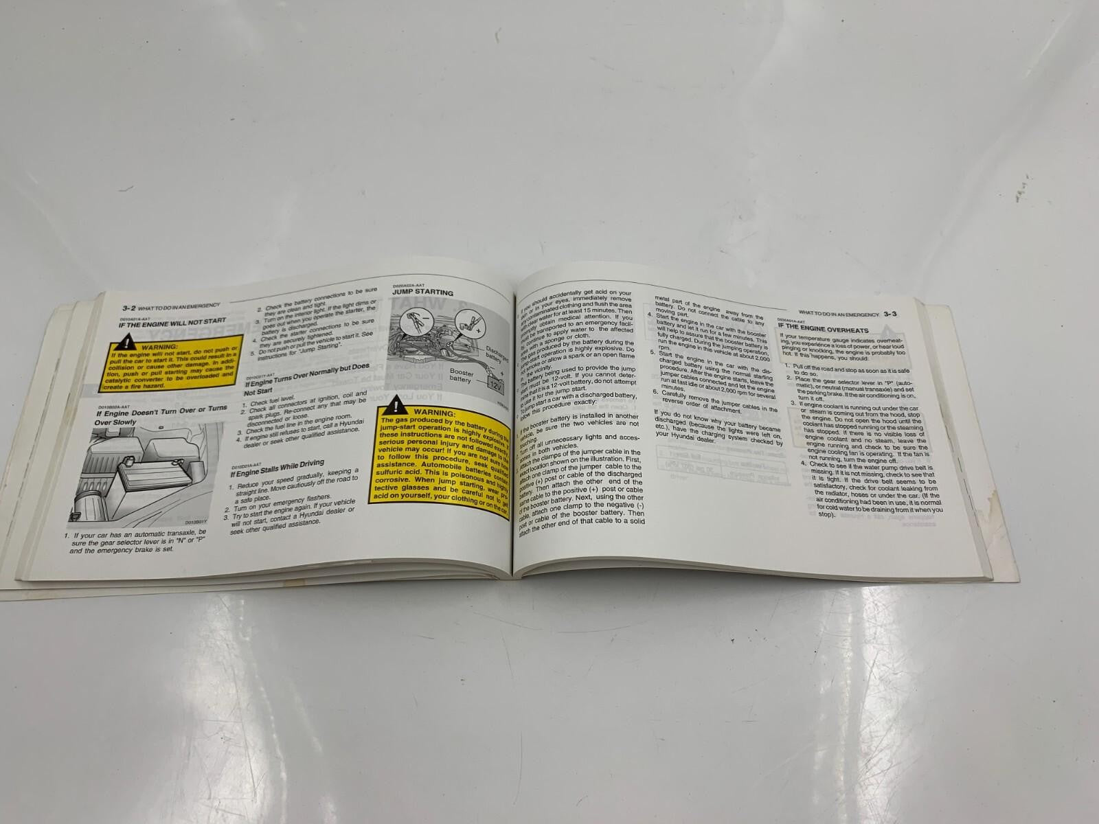 2003 Hyundai Santa FE Owners Manual OEM D01B37008